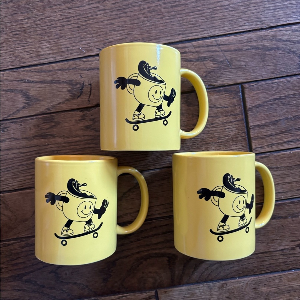 Droppin’ In Coffee Yellow Mug